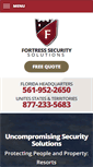 Mobile Screenshot of fortresssecuritysolutions.com